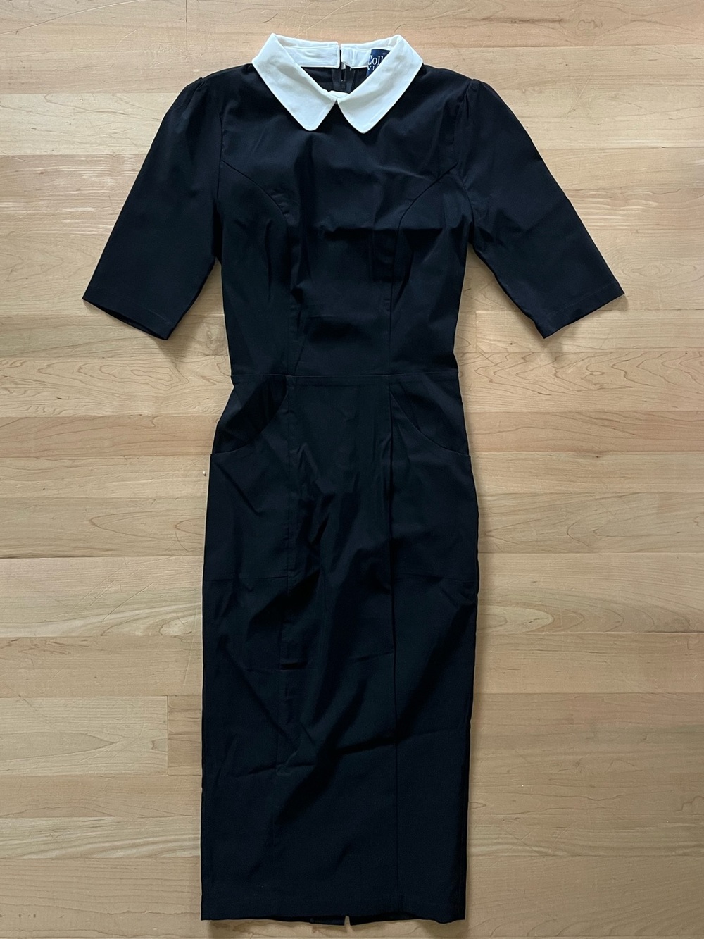 Collectif Vintage Black Pencil Dress